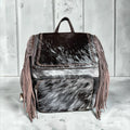 All Cowhide Fringe backpack