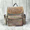 Rainbow Acid Wash Cowhide Backpack