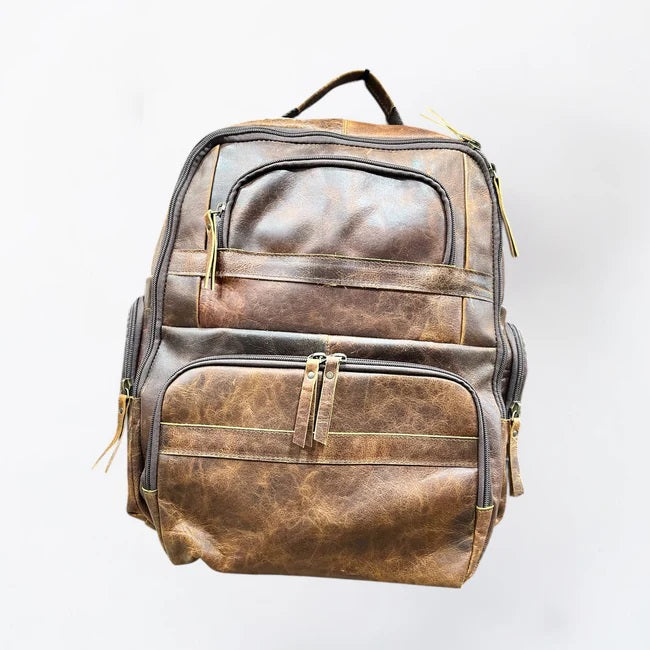 All Leather Backpack